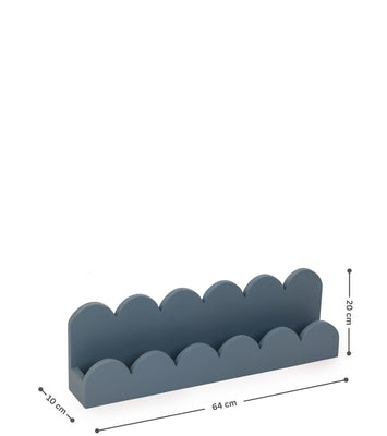 Scallops wall shelves